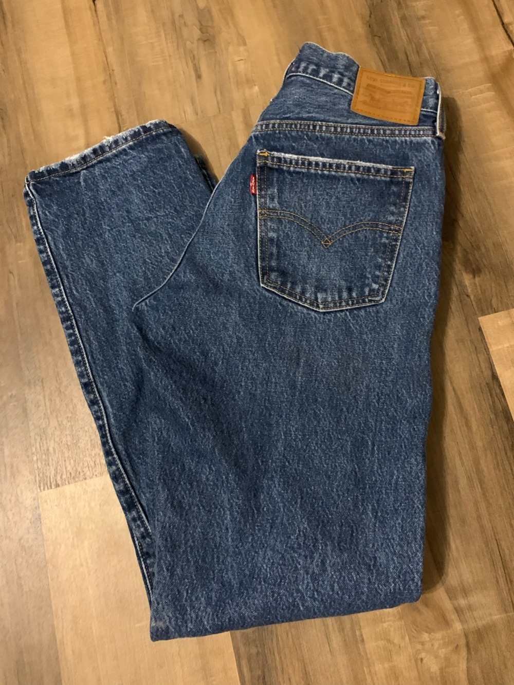 Levi's Dark Blue Men's Relaxed Straight Jeans